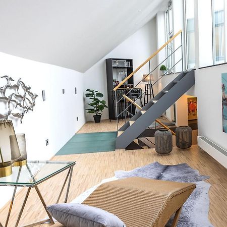 Luxus Wellness Loft - 245Qm - Designwohnen Im Zentrum Gutersloh Ngoại thất bức ảnh