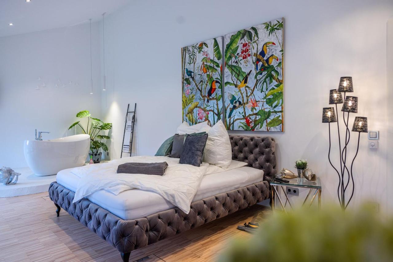 Luxus Wellness Loft - 245Qm - Designwohnen Im Zentrum Gutersloh Ngoại thất bức ảnh