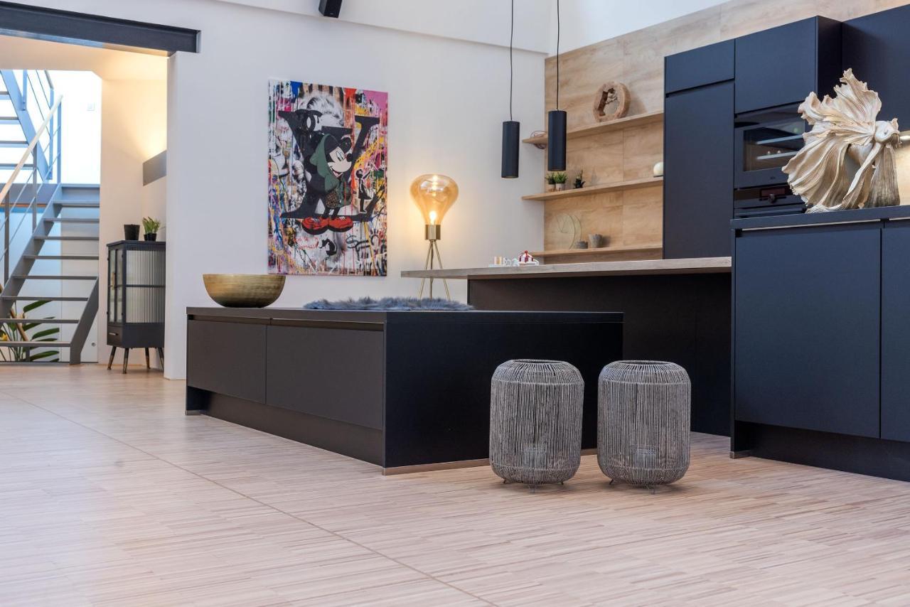 Luxus Wellness Loft - 245Qm - Designwohnen Im Zentrum Gutersloh Ngoại thất bức ảnh