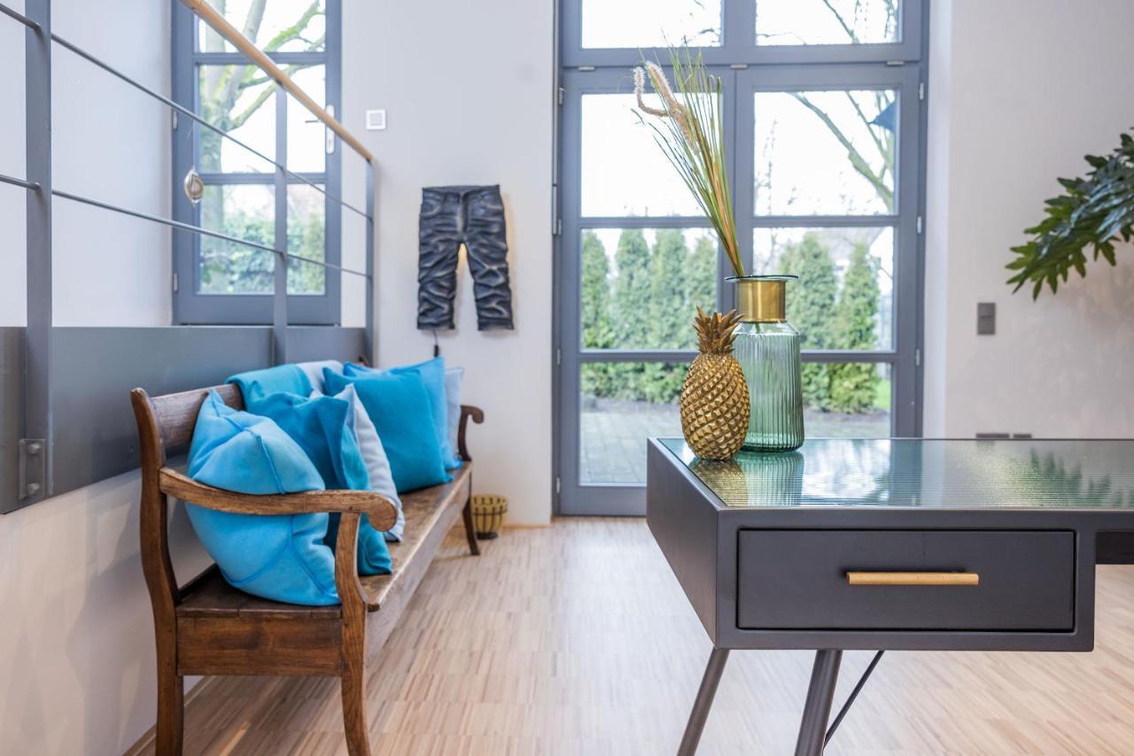 Luxus Wellness Loft - 245Qm - Designwohnen Im Zentrum Gutersloh Ngoại thất bức ảnh