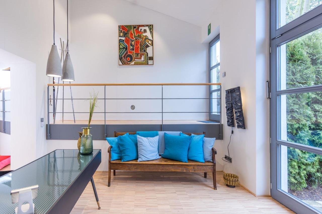 Luxus Wellness Loft - 245Qm - Designwohnen Im Zentrum Gutersloh Ngoại thất bức ảnh