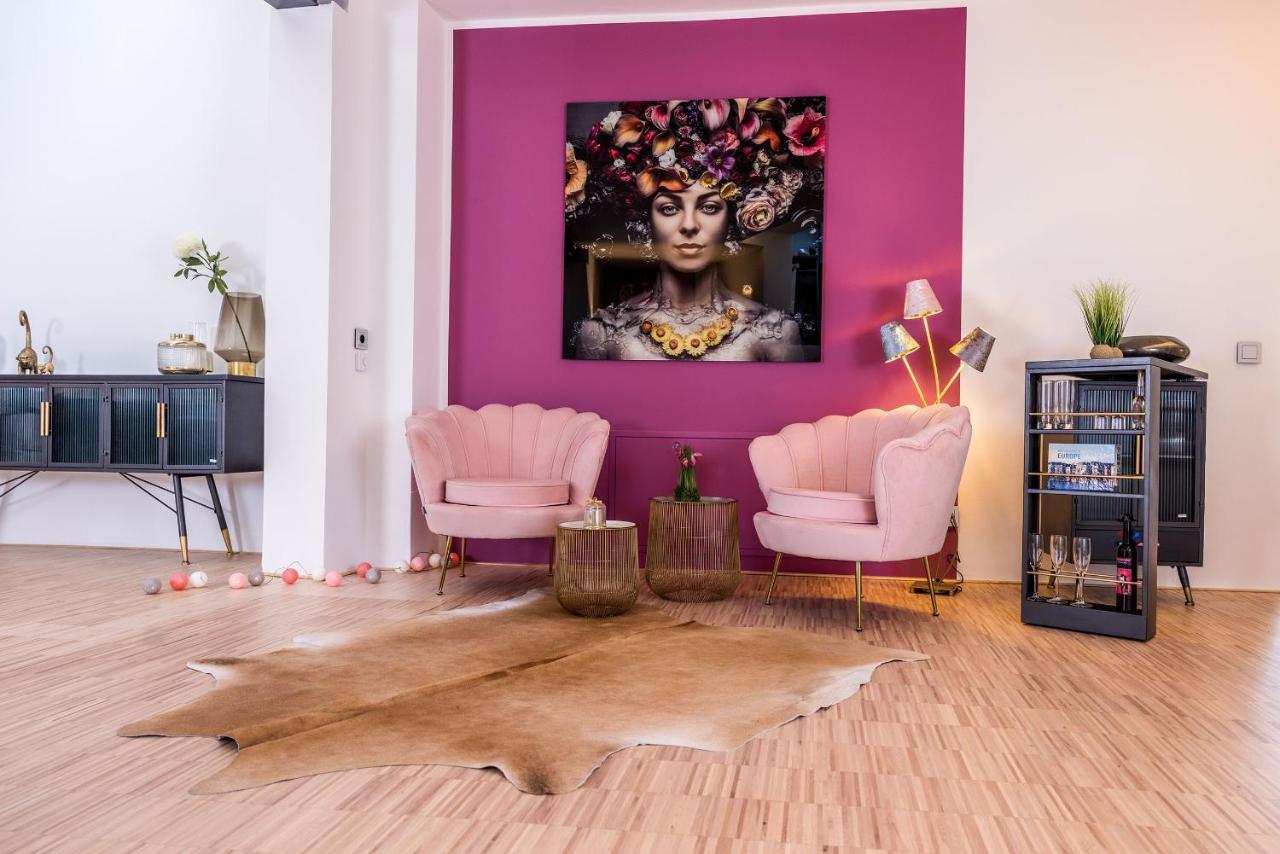 Luxus Wellness Loft - 245Qm - Designwohnen Im Zentrum Gutersloh Ngoại thất bức ảnh