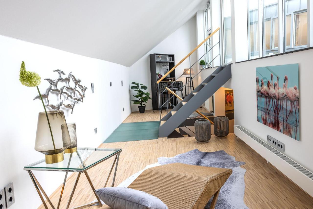 Luxus Wellness Loft - 245Qm - Designwohnen Im Zentrum Gutersloh Ngoại thất bức ảnh